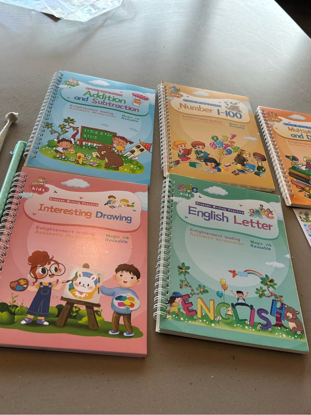 Interactive Kids Learning Activity Books - Pastel Multi-Color - Picture 2 of 13